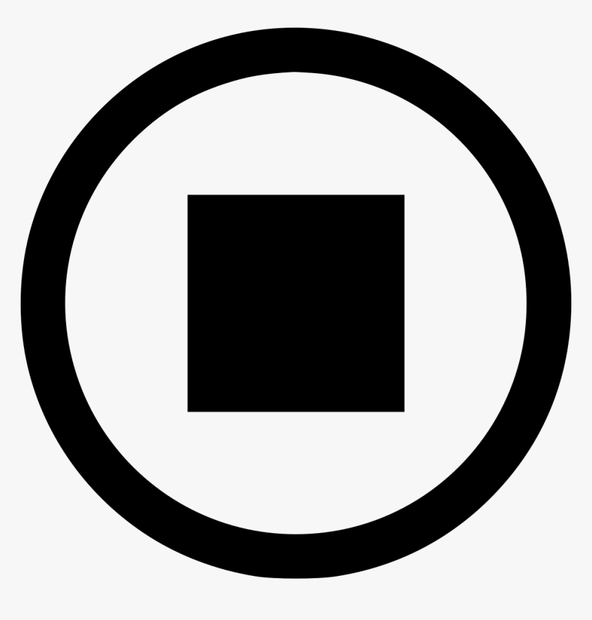 Stop Frame Video Music - Stop Button Icon Png, Transparent Png, Free Download