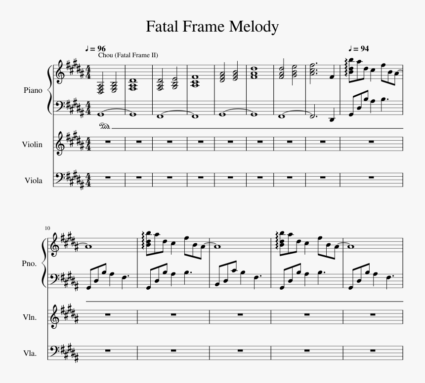 Transparent Music Frame Png - One Day Tate Mcrae Piano Notes, Png Download, Free Download