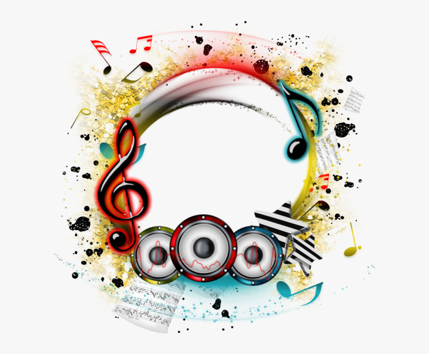 Musical Photo Frames Png, Transparent Png, Free Download