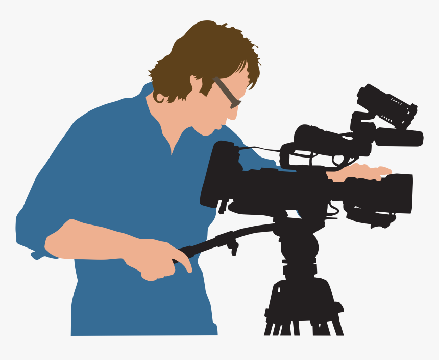 Tv Cameraman Clipart, HD Png Download, Free Download