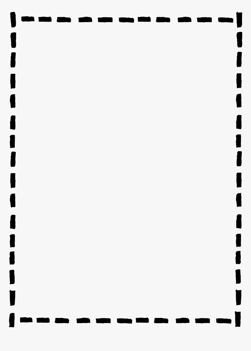 Cute Black And White Border Clipart - Black Border Transparent Background, HD Png Download, Free Download