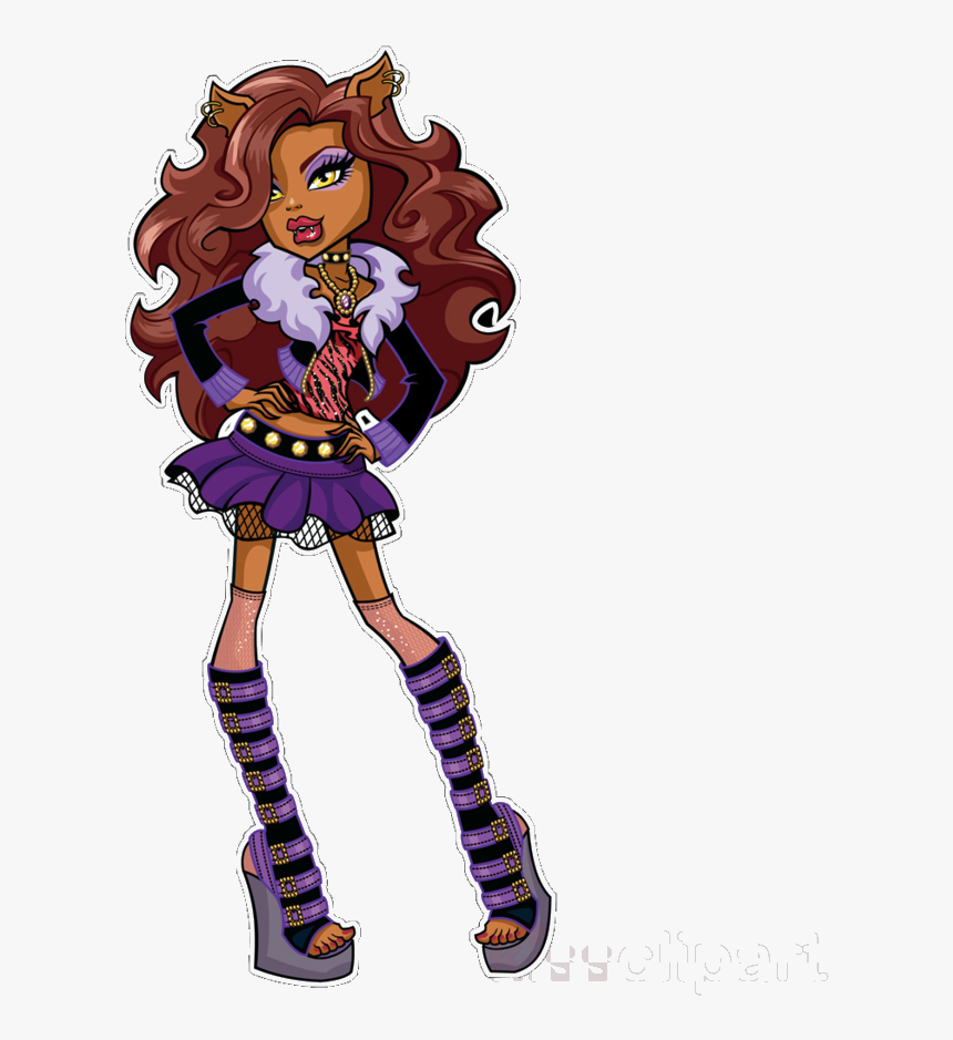 Wolf Monster High Clipart Clawdeen Doll Transparent - Monster High Clawdeen Cosplay, HD Png Download, Free Download