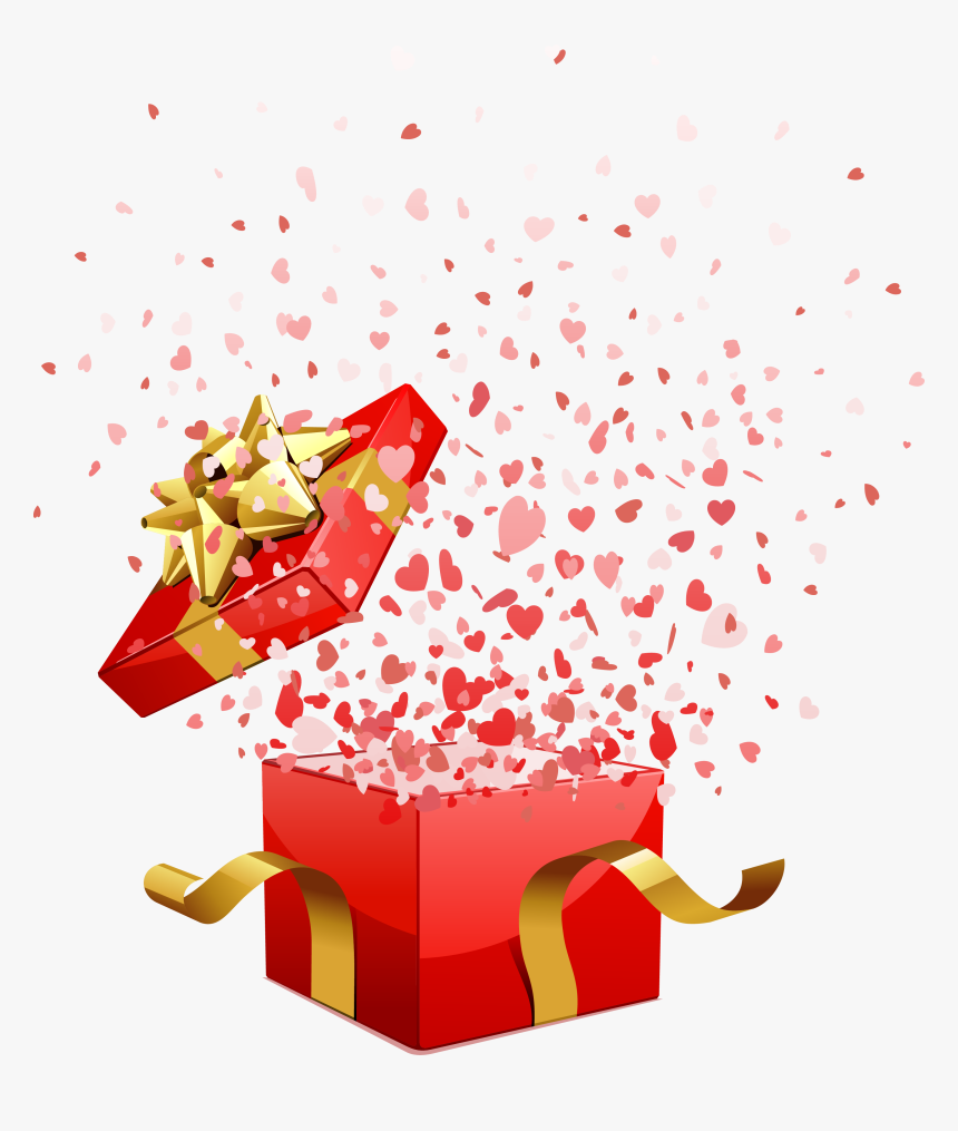 Gift Box Open Png Transparent, Png Download, Free Download