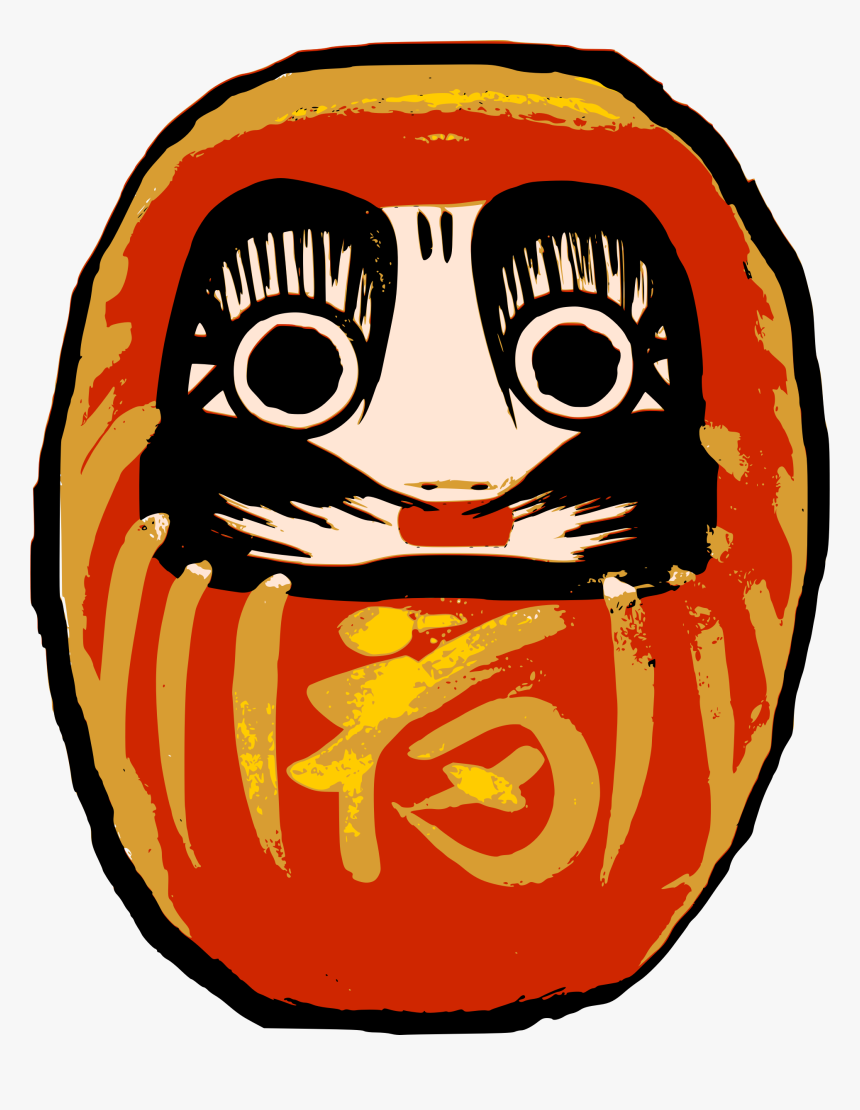 Daruma Doll Clipart - Daruma Clipart, HD Png Download, Free Download