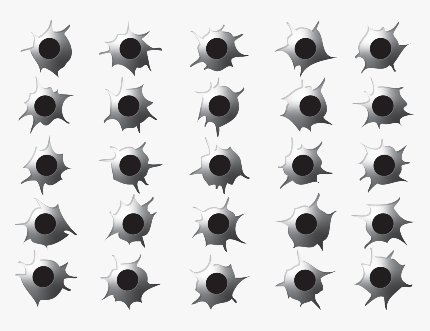 Shotgun Hole Png - Marcas De Balas En Vector Gratis, Transparent Png, Free Download