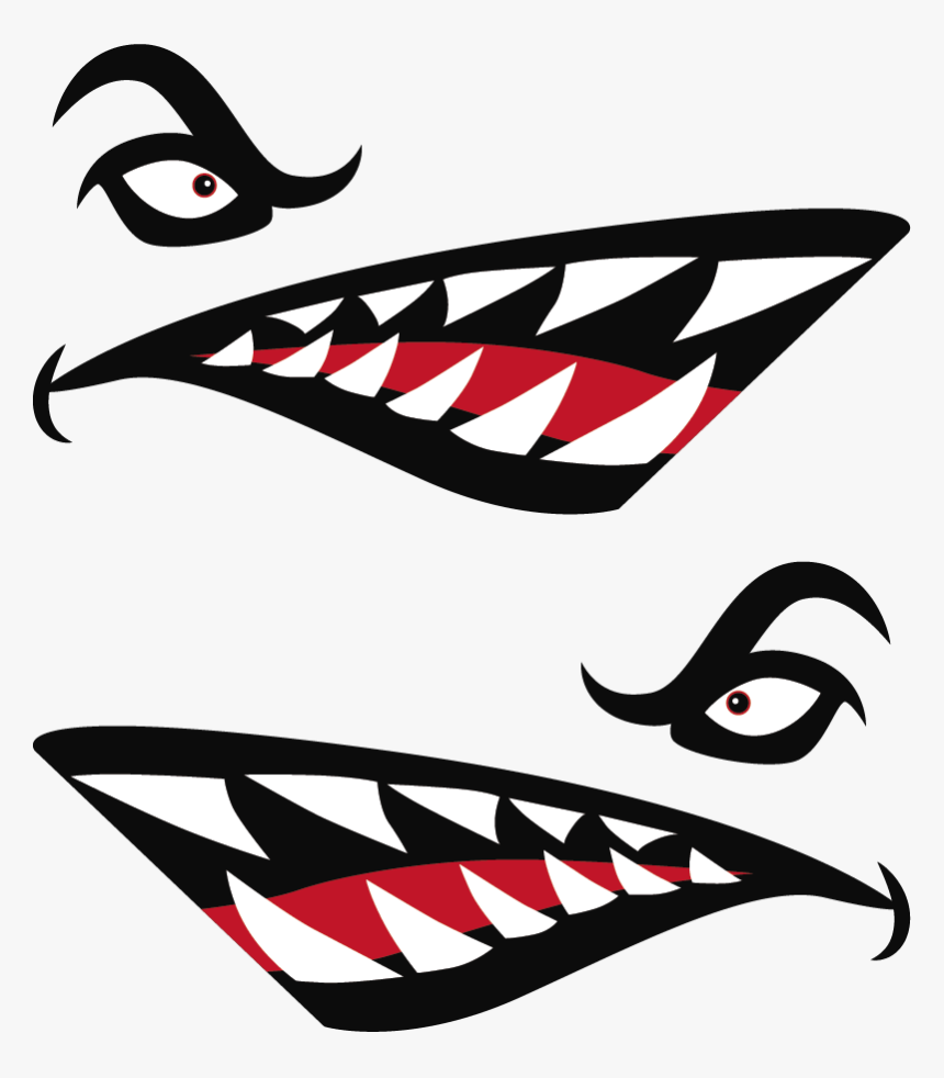 Shark Teeth Decal, HD Png Download, Free Download