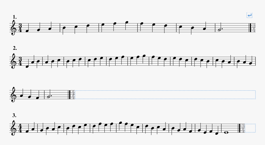 Example With Breaks And Frames - Walking Bass Line Cello, HD Png Download, Free Download