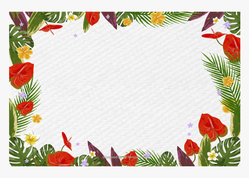 Download Borders Transprent Png Free Border Jungle - Transparent Jungle Border, Png Download, Free Download