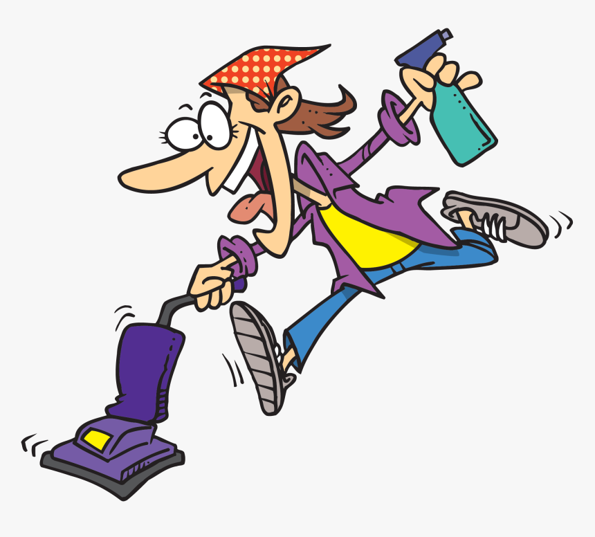 Clip Art Of Crazy Hilarious Clipart - Clipart Cleaning, HD Png Download, Free Download