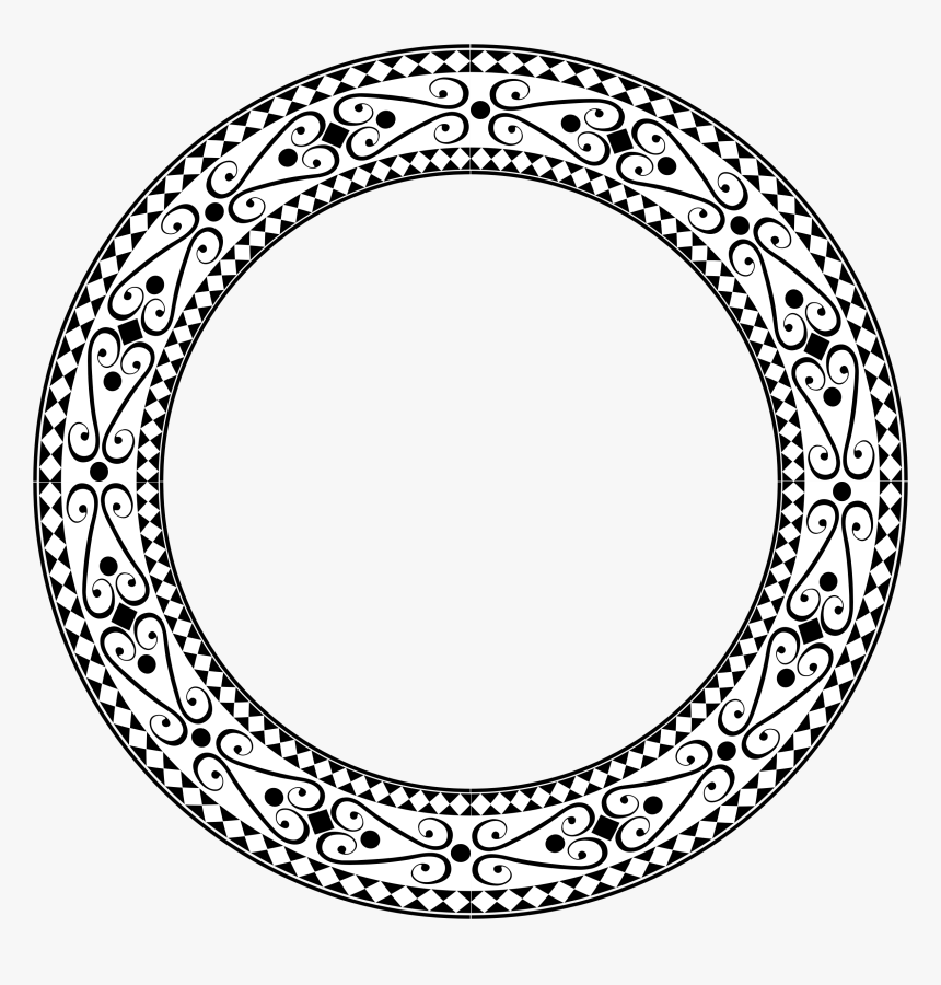 Transparent Broken Plate Clipart - Decorative Circle Line Png, Png Download, Free Download