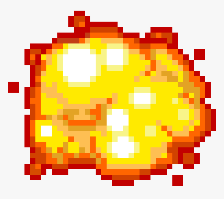 8 Bit Explosion Png, Transparent Png, Free Download