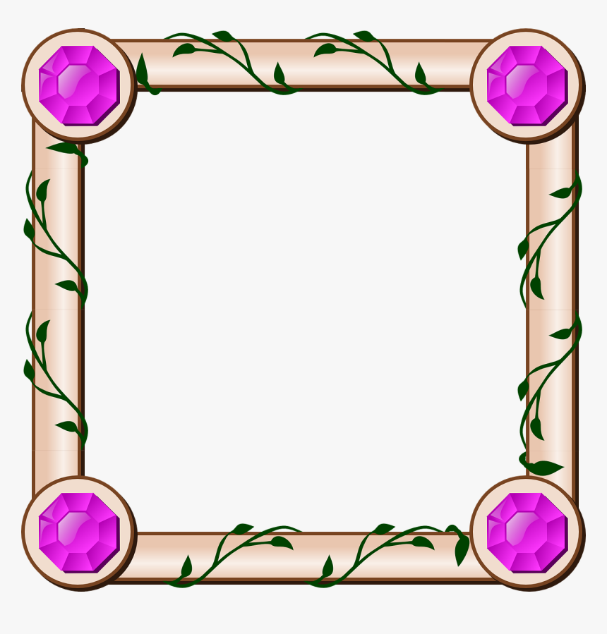 Picture Frame,art,text - Square Frame Clipart Png, Transparent Png, Free Download