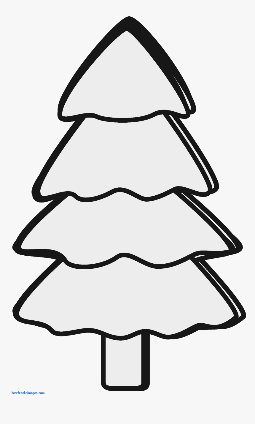 Christmas Tree Line Art Free Clip Art Free Clip Art - White And Black Clip Art Of Trees, HD Png Download, Free Download