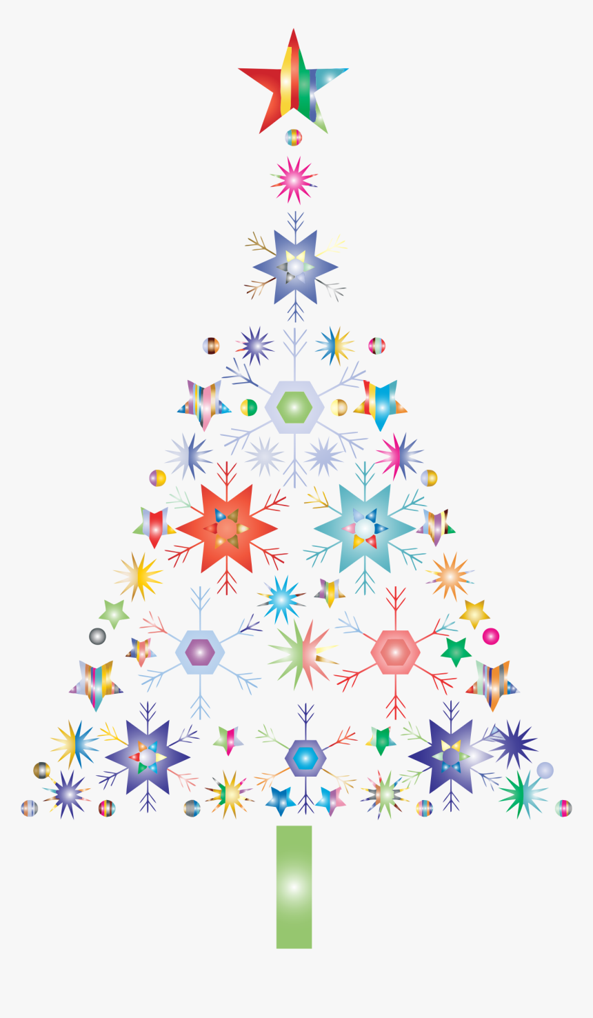 Snowflake Christmas Transparent Background, HD Png Download, Free Download