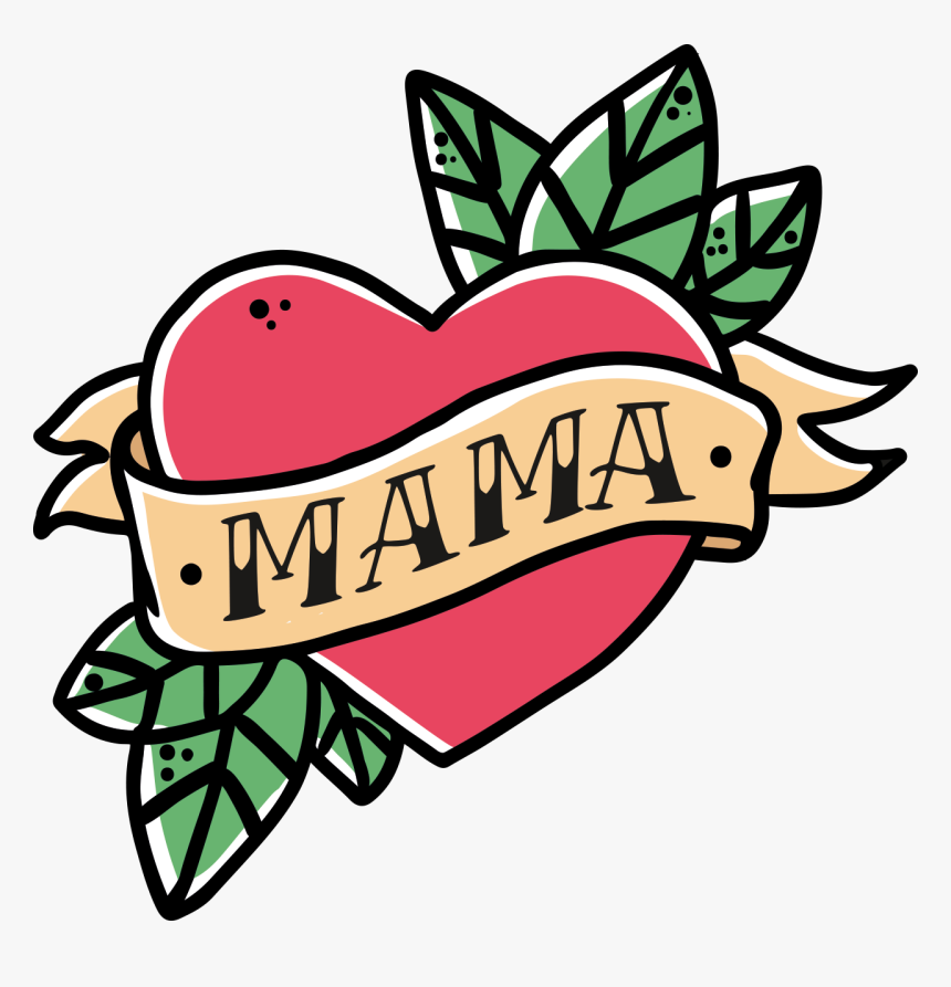 School Old Drawing Free Download Png Hd Clipart - Mom With A Heart Tattoo, Transparent Png, Free Download