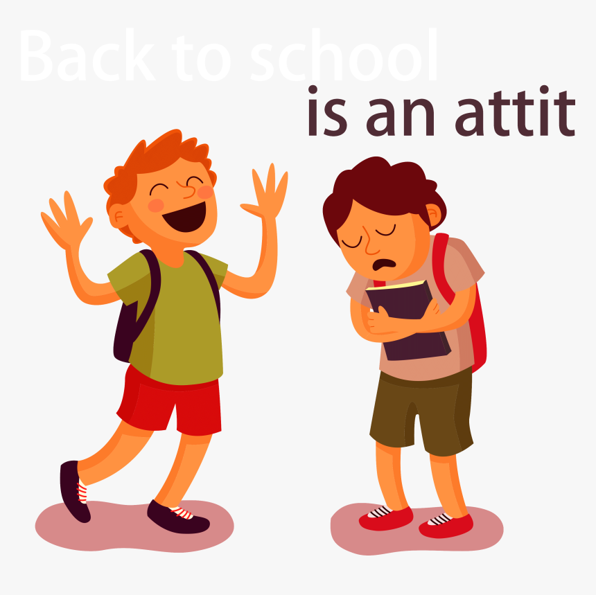 Student Euclidean Vector Icon - Attitude On School Cartoon, HD Png Download, Free Download