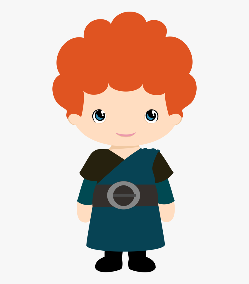 Free Princess Merida Brave Clip Art - Mérida Cute Png, Transparent Png, Free Download