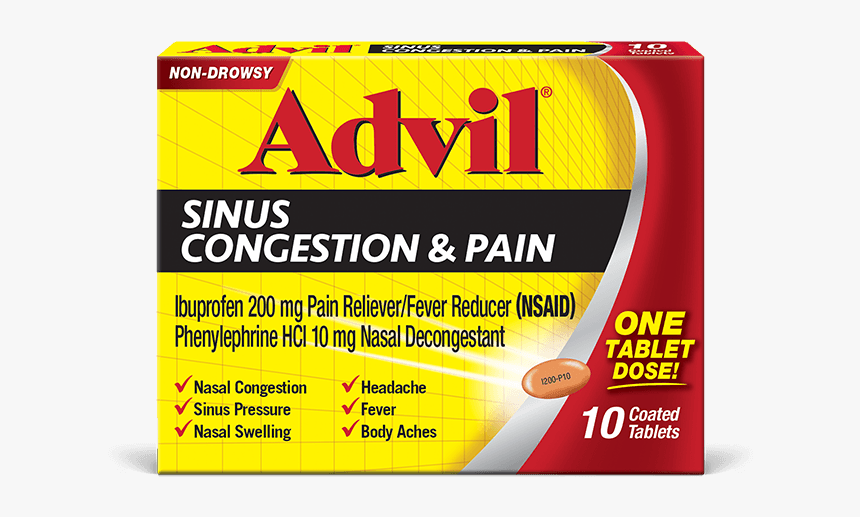 Advil Sinuses, HD Png Download, Free Download