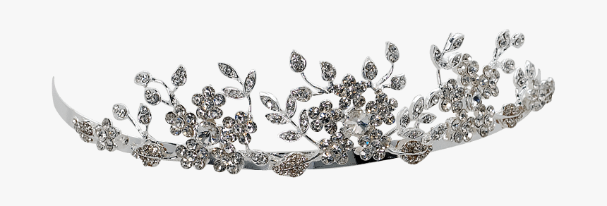 Rhinestone Flower Tiara - Flower Tiara Png Transparent, Png Download, Free Download