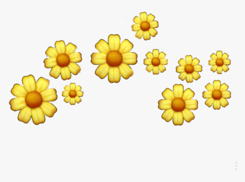 Flower Crown Png Tumblr - Flower Stickers Transparent Background, Png Download, Free Download