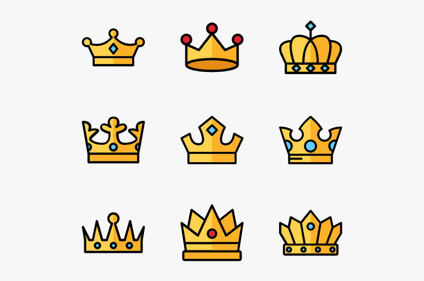 Yellow,crown,clip Art,illustration - Small Crown Drawing, HD Png Download, Free Download