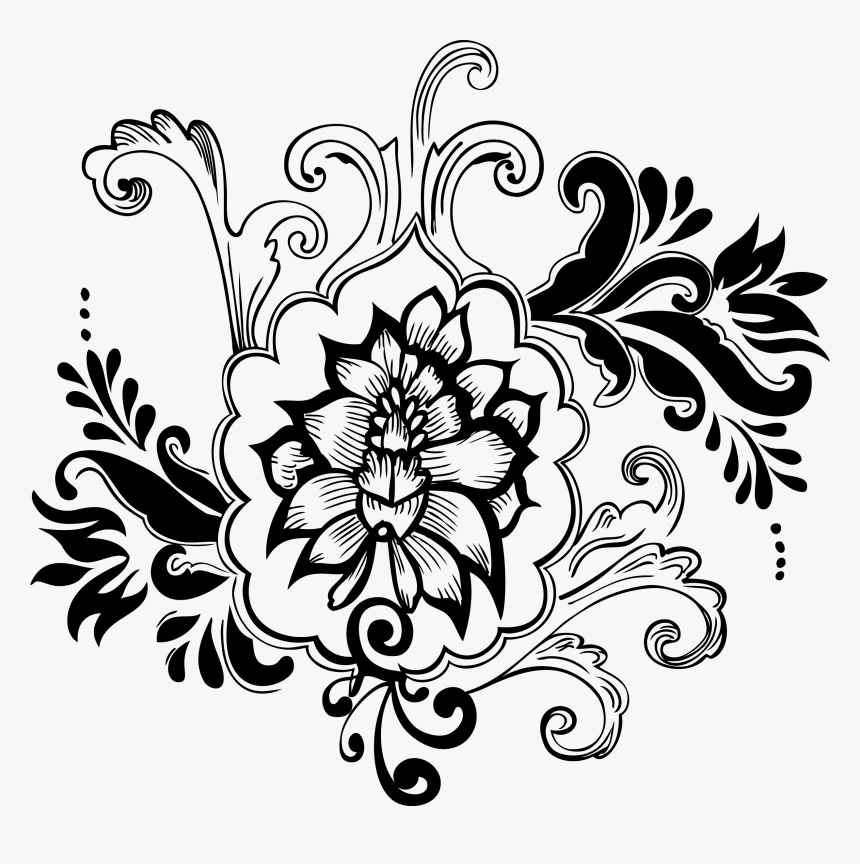 Free Stock Flower Images - Floral Design Vector Png, Transparent Png, Free Download