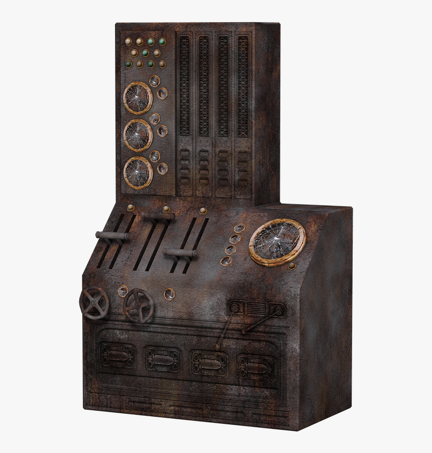 Machine Steampunk Old Broken Png Image Wood - Old Machine Png, Transparent Png, Free Download