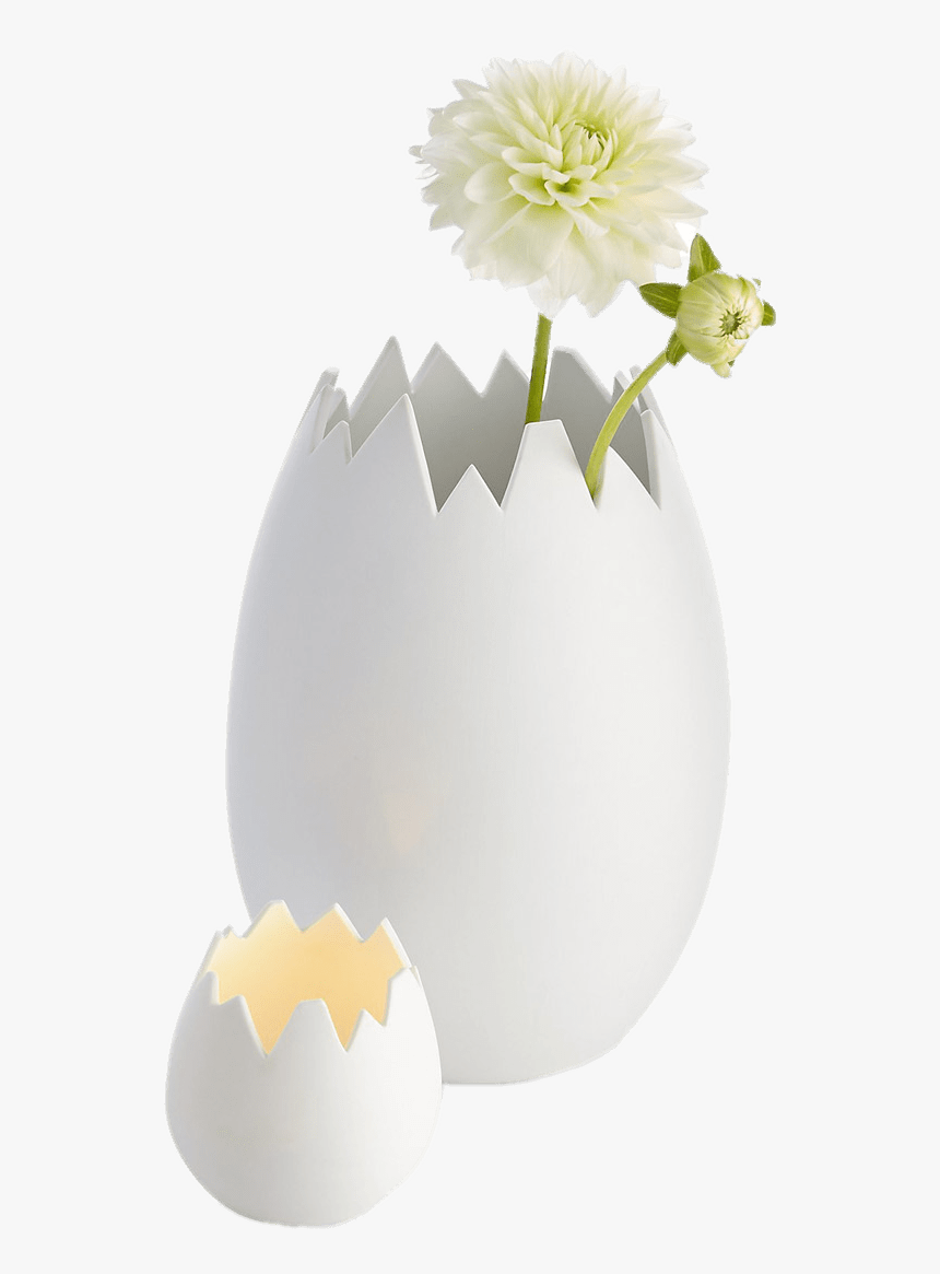 Cracked Eggshell Vase - Vase, HD Png Download, Free Download