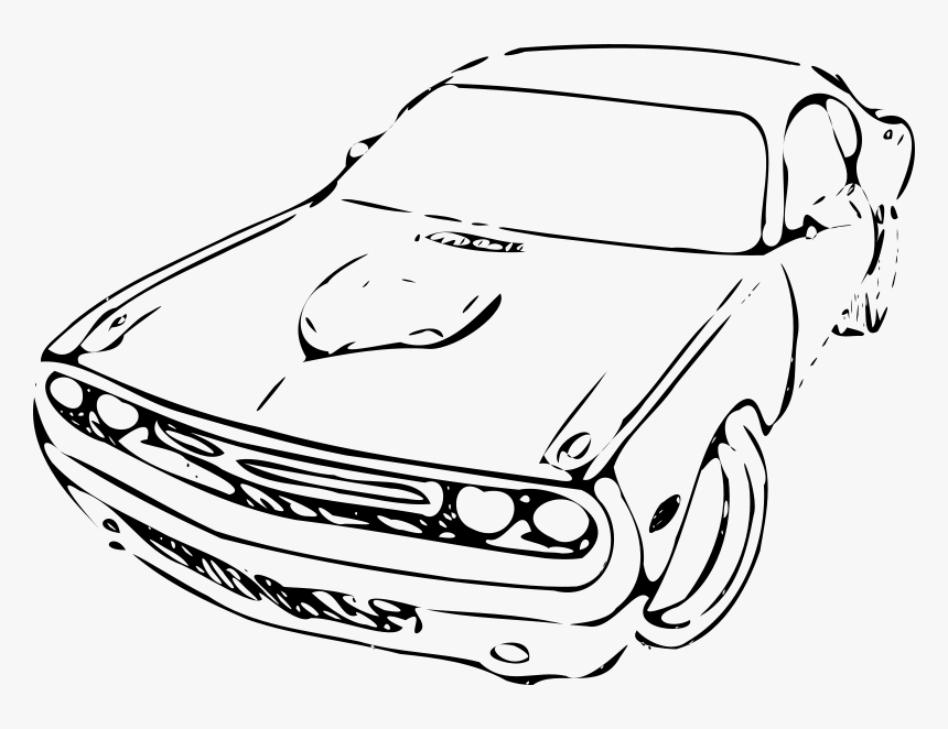 Car Sketch Png, Transparent Png, Free Download