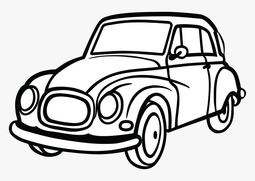 Huge Collection Of "black And White Car Drawing - Clipart Picture Of A Car, HD Png Download, Free Download