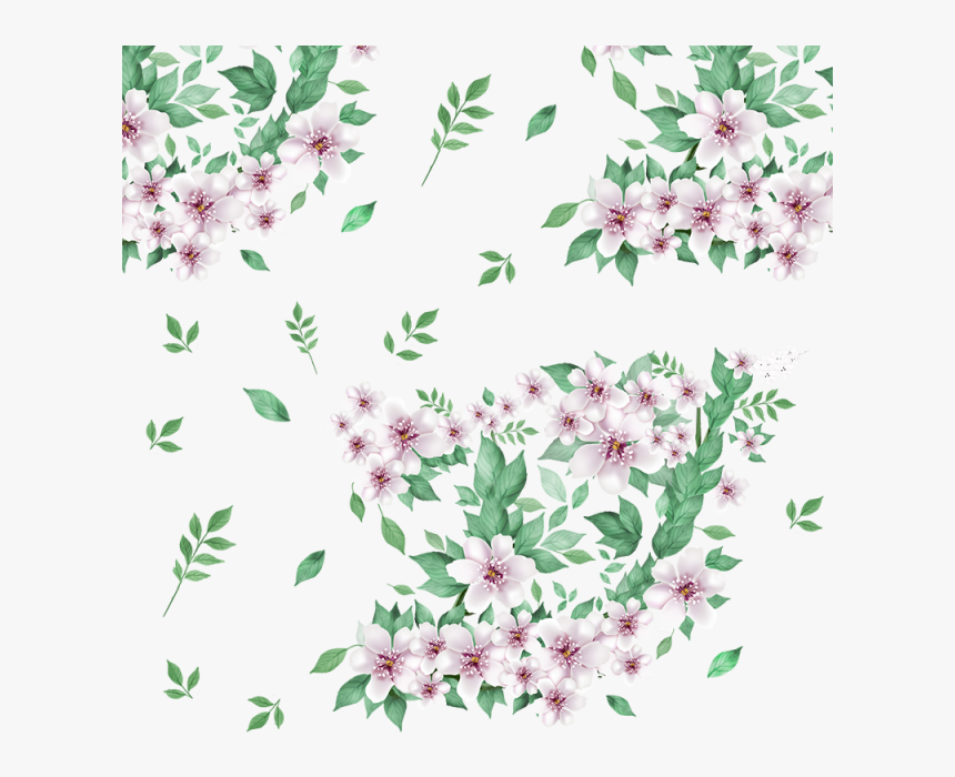 Transparent Beautiful Flower Clipart - Flower Leaf Vector Png, Png Download, Free Download