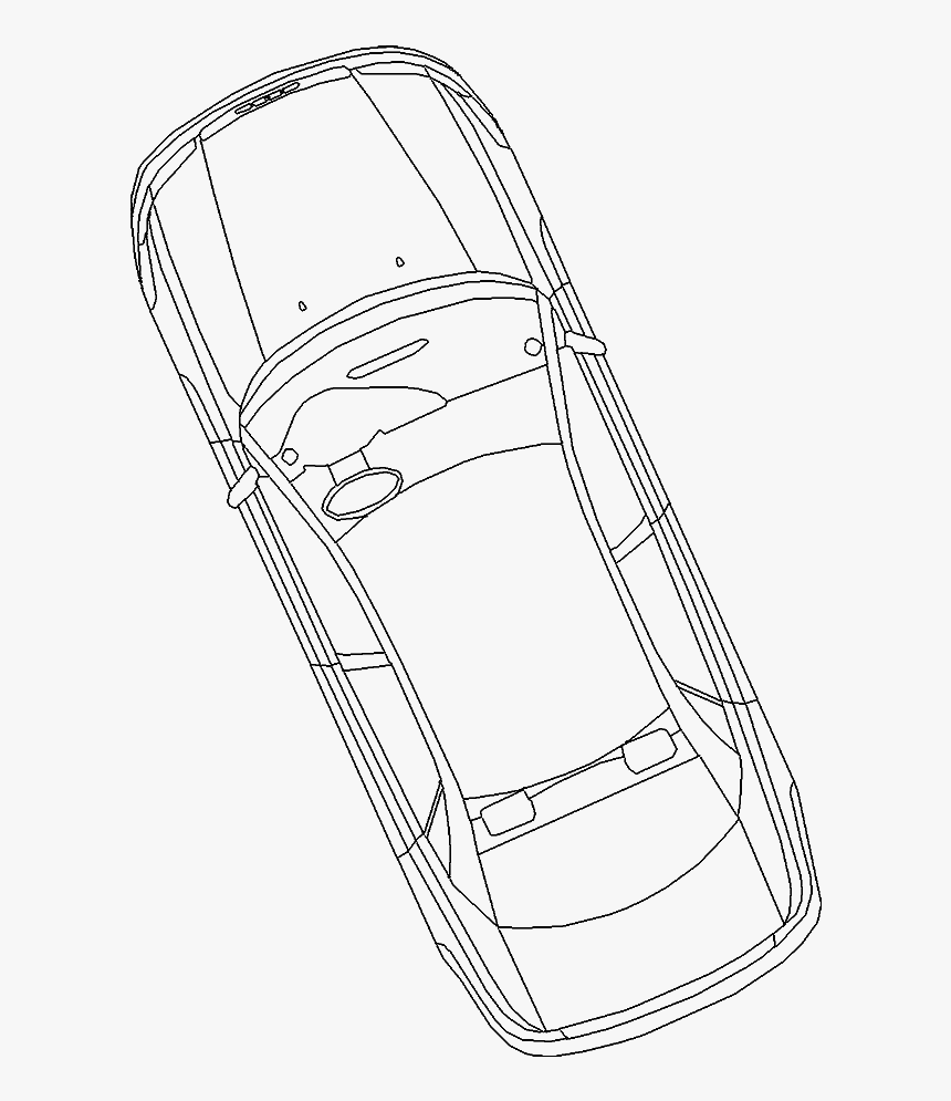 Car At Getdrawings - Top View Of Cars Clipart, HD Png Download, Free Download