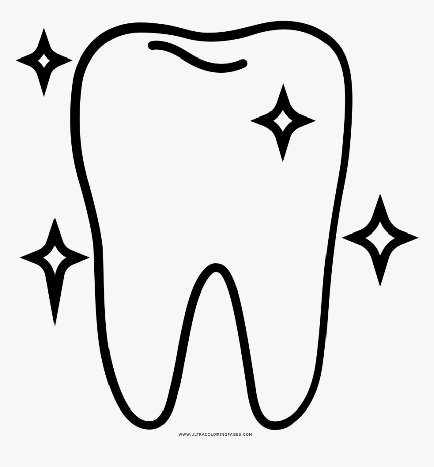 Clip Art Dente Desenho - Tooth Clipart Transparent Background, HD Png Download, Free Download