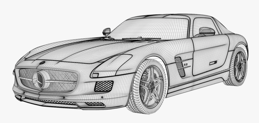 Mercedes Benz Sls Clipart, HD Png Download, Free Download