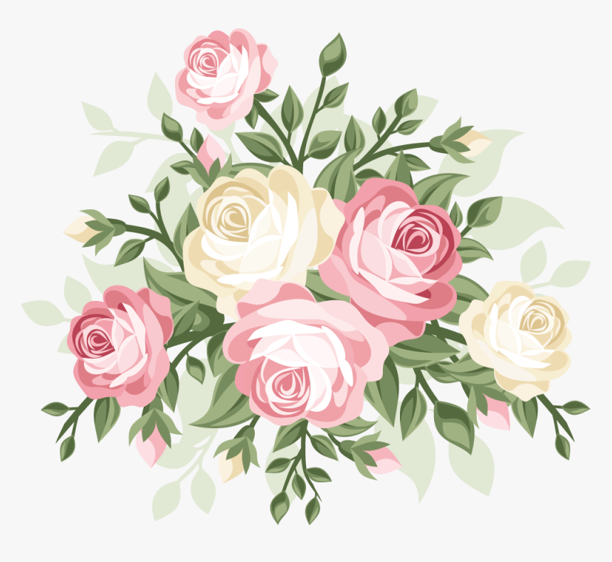 Http - //a - Top4top - Net/p 84wyfj2 Vintage Flowers, - Bouquet Of Flowers Clipart, HD Png Download, Free Download