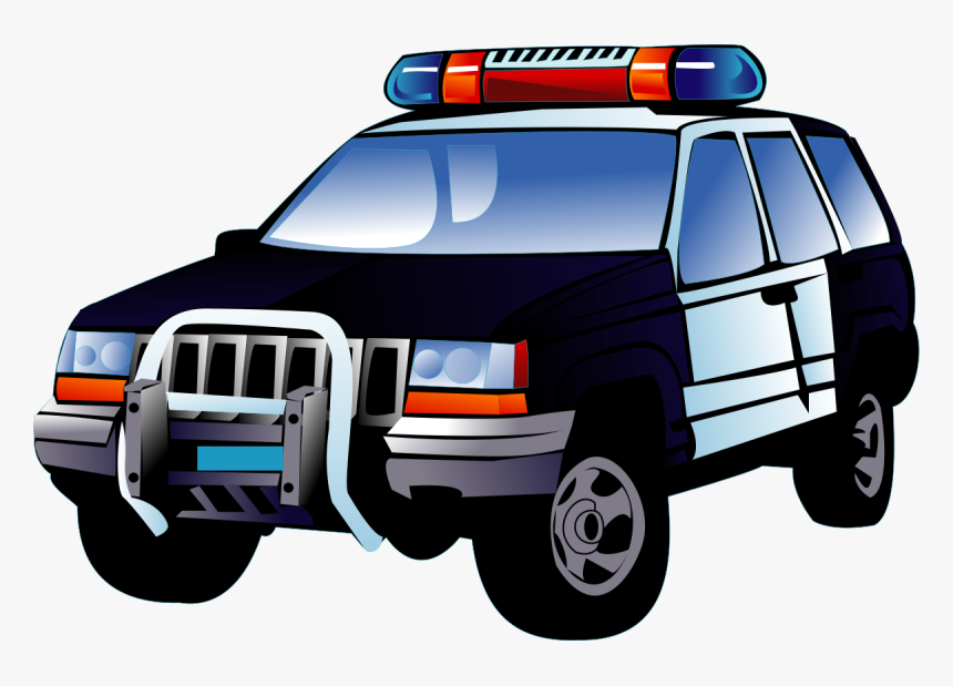 Police Car, File Policecar Svg Wikimedia Commons - Police Car Clipart, HD Png Download, Free Download