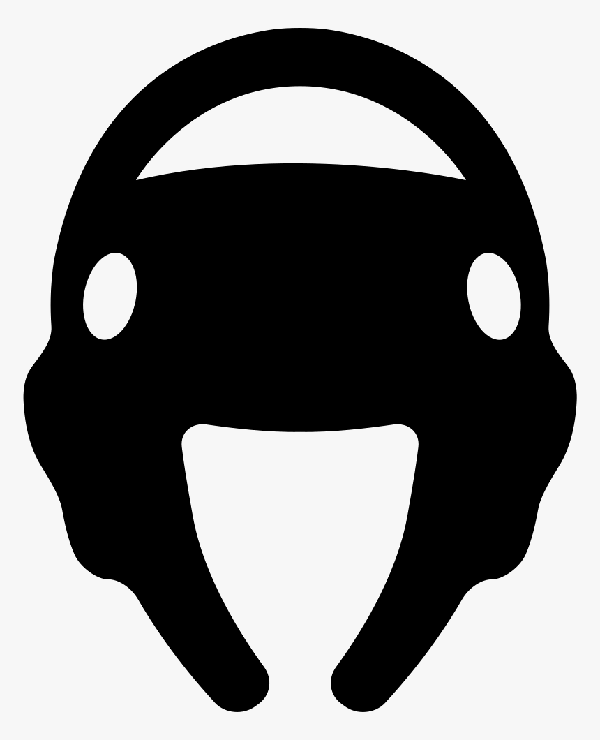 Taekwondo Helmet Silhouette - Taekwondo Helmet Vector, HD Png Download, Free Download