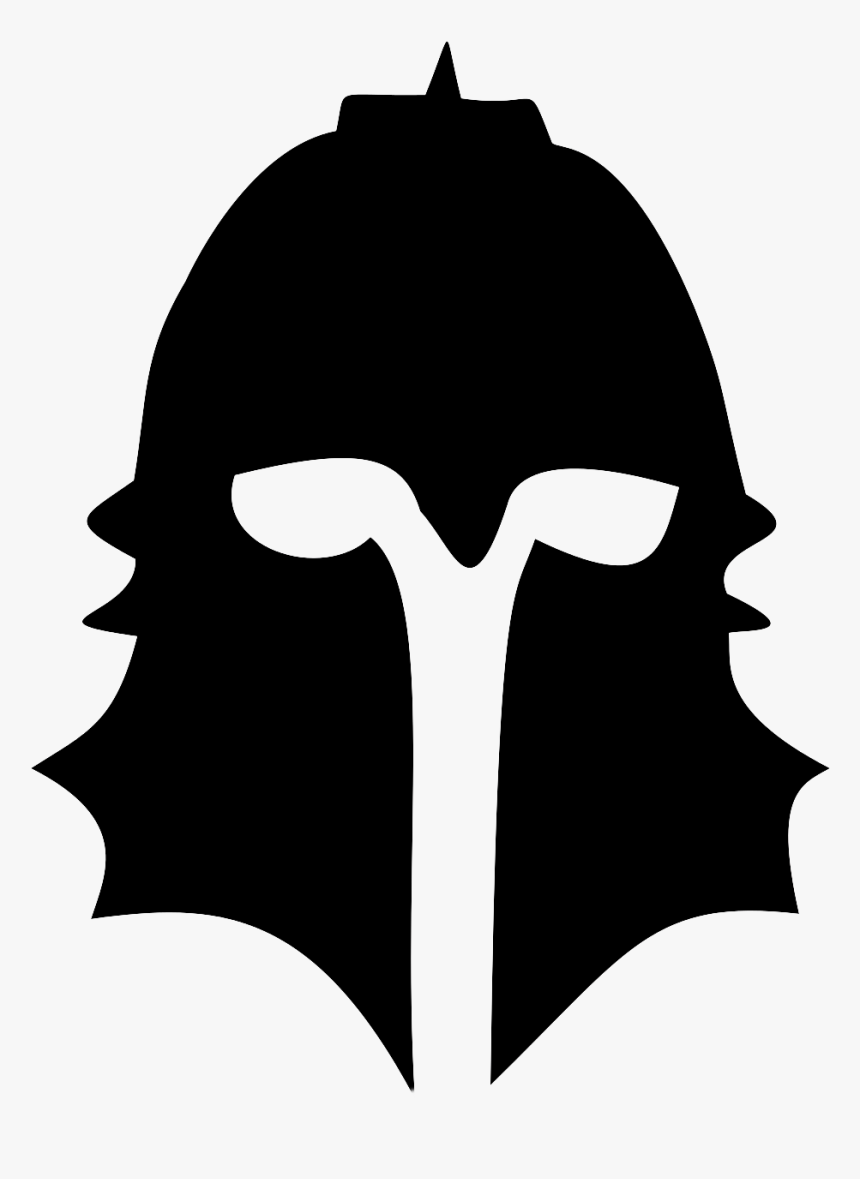 Dragon Age Inquisitor Helmet Silhouette By Kiraakumachi - Knight Helmet Silhouette Png, Transparent Png, Free Download