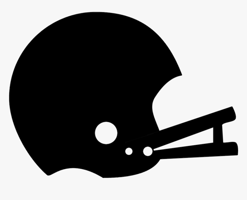 Black Football Helmet Clipart, HD Png Download, Free Download