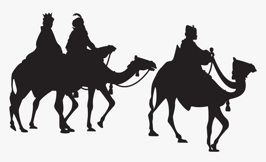 Three Kings Silhouette Png Clip Art Image - Three Wise Men Transparent, Png Download, Free Download