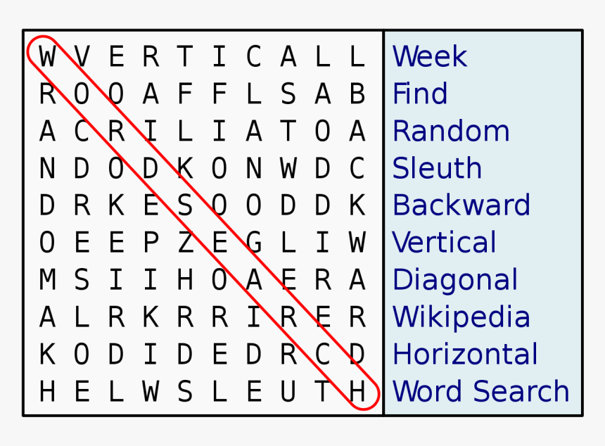 Word Search, HD Png Download, Free Download