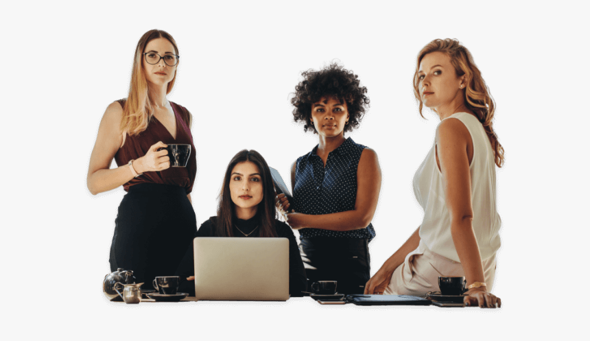 Foto De 4 Mulheres Em Ambiente Corporativo - Female Entrepreneurs, HD Png Download, Free Download