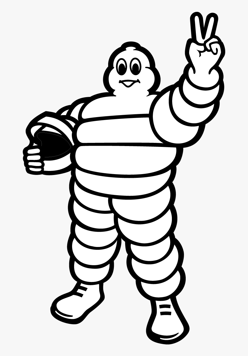 Michelin Man Racing Helmet Logo Vector - Michelin Man Arms Up, HD Png Download, Free Download