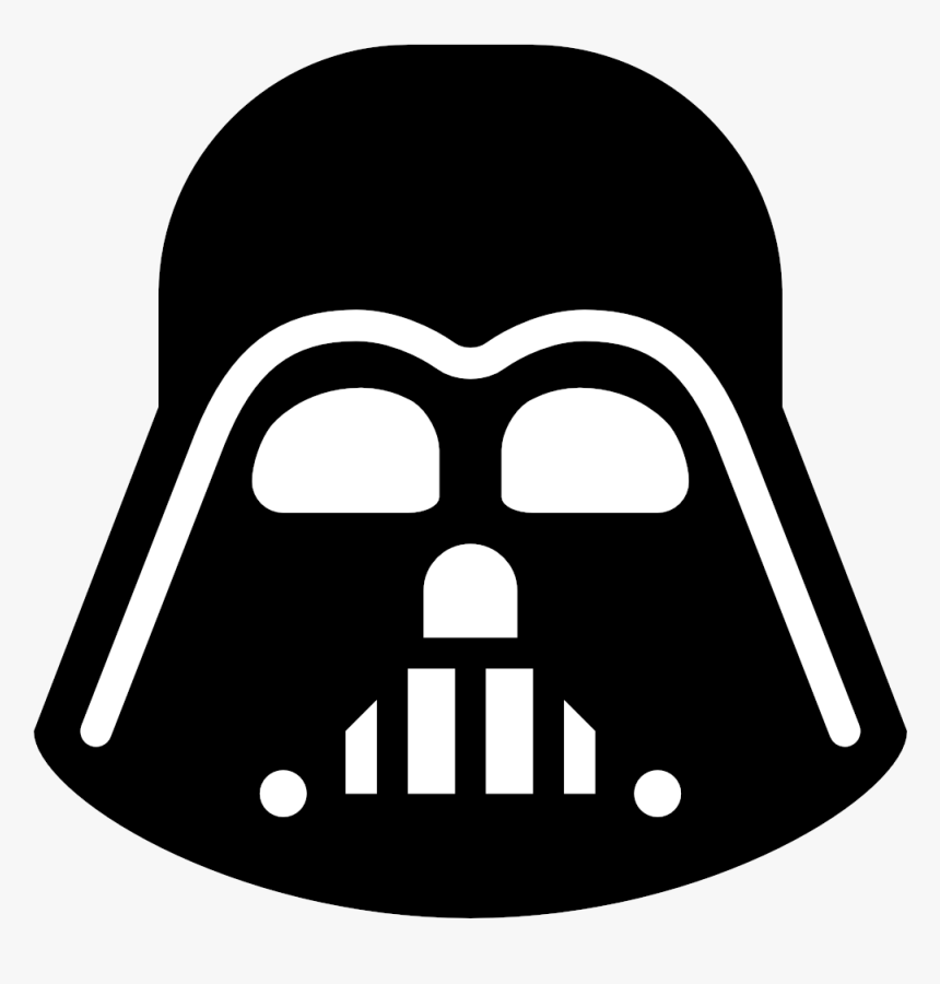 Darth Vader Graphic Free Library Clipart Drawing Silhouette - Darth Vader Vector Icon, HD Png Download, Free Download