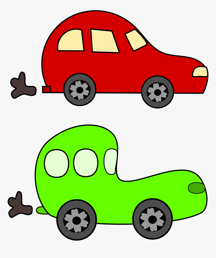 Car Cartoon Clip Art Clipart Green And Red Cars - Minus Sign Clip Art, HD Png Download, Free Download