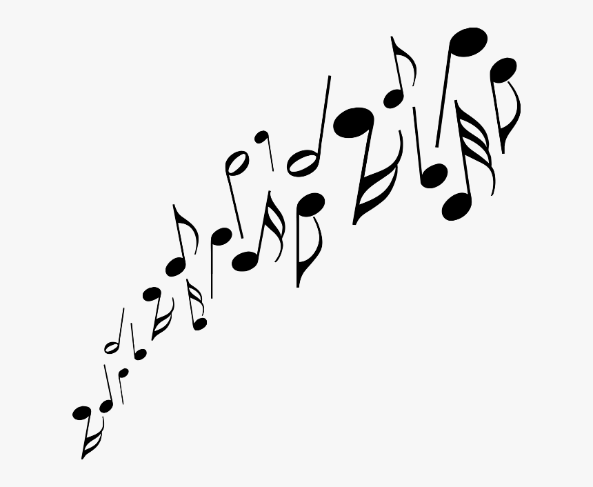 Music Notes Png - Music Notes Floating Up, Transparent Png, Free Download