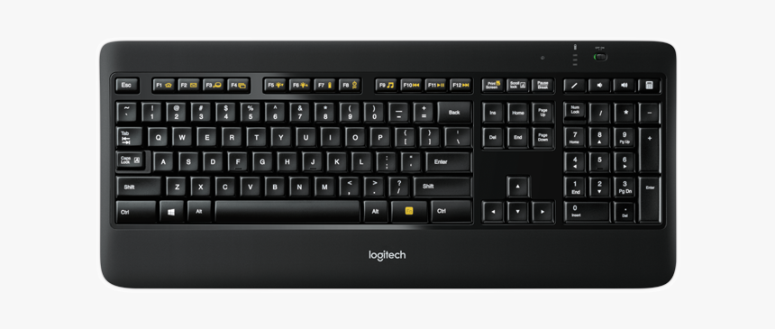 Wireless Illuminated Keyboard K800 - Logitech K800, HD Png Download, Free Download