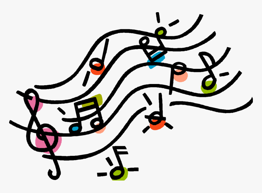 Music - Note - Clip - Art - Transparent - Background - Music Clipart, HD Png Download, Free Download