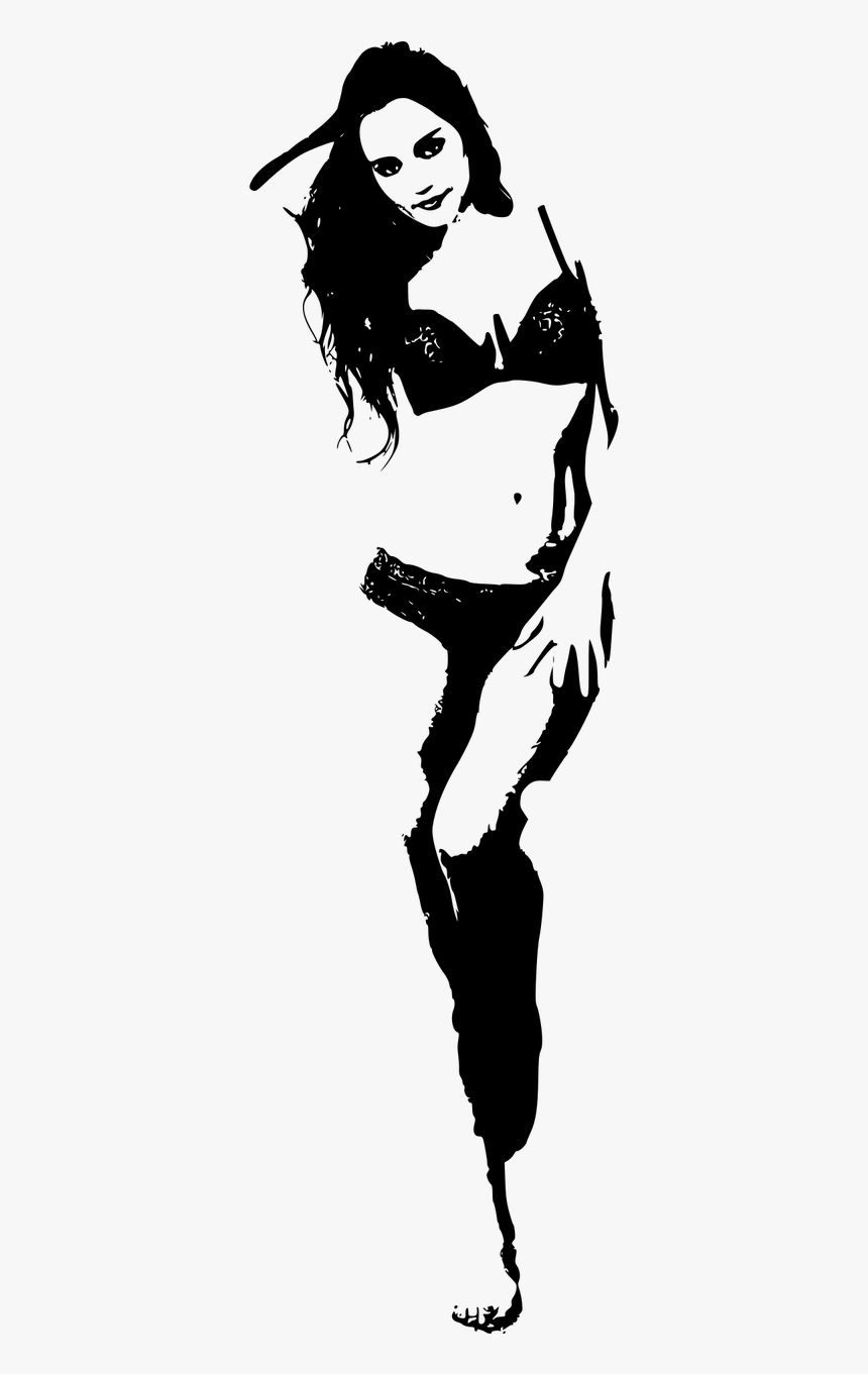 Black Erotic Girl Free Picture - Erotic Art Transparent Png, Png Download, Free Download