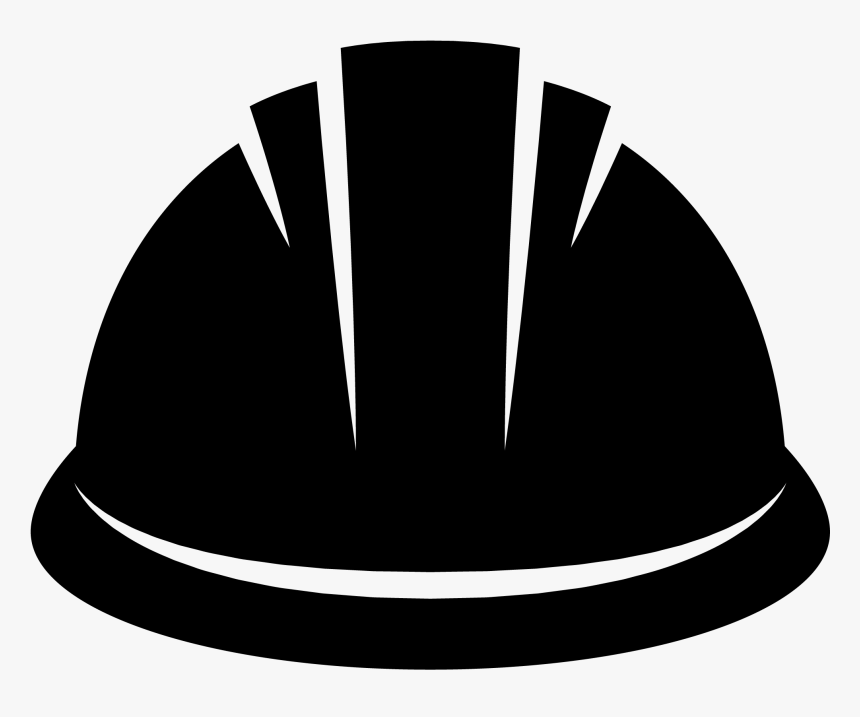 Hard Hats Stock Photography Computer Icons - Silhouette Hard Hat Clipart, HD Png Download, Free Download